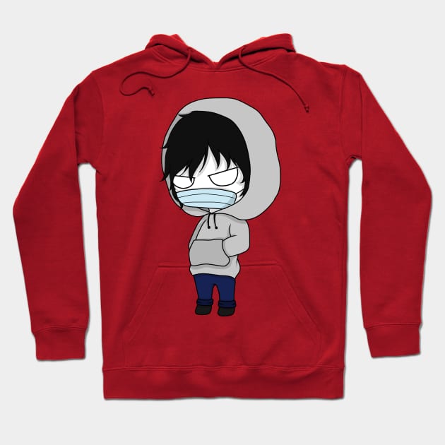 creepypasta jeff the killer chibi Hoodie by LillyTheChibi